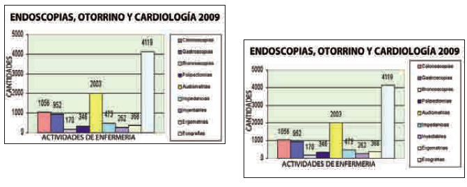 endoscopias otorrino cardiologia 2009 2 graficos
